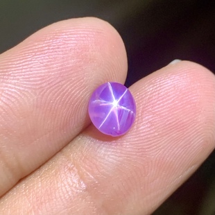 1.73 karat No Burning Starlight Sapphire Bare Stone Sri Lanka Origin Star Line Sharp Color Good CSL Certificate