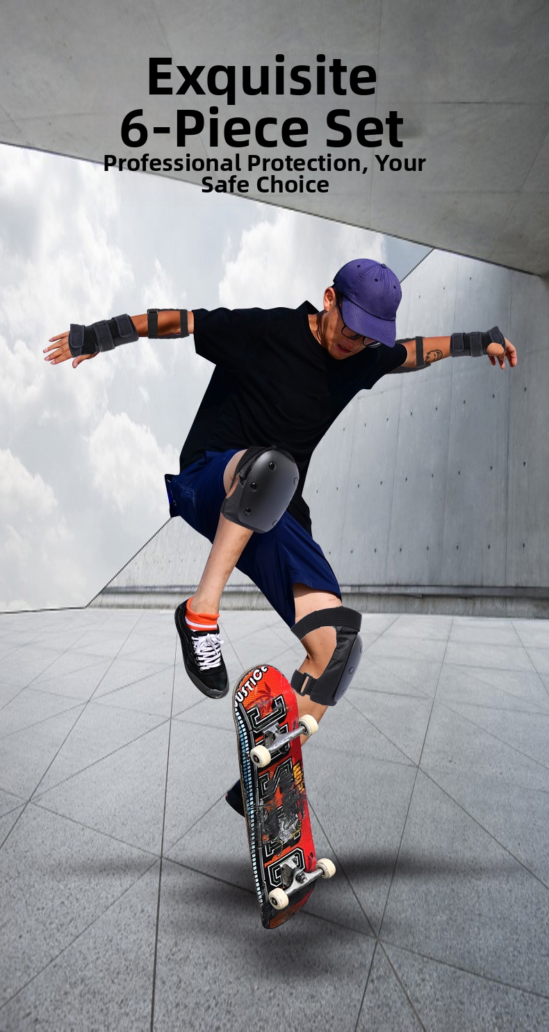 Casque de protection et genouillères pour skateboard et roller_voghion.com