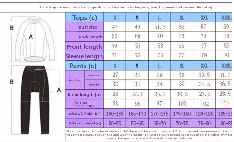 Bicycle Cycling Suit Mountain Road Bike Men's And Women's Cycling Long-sleeved Pants Thin Quick-drying Suit Cycling Suit Trousers_viptrois.com