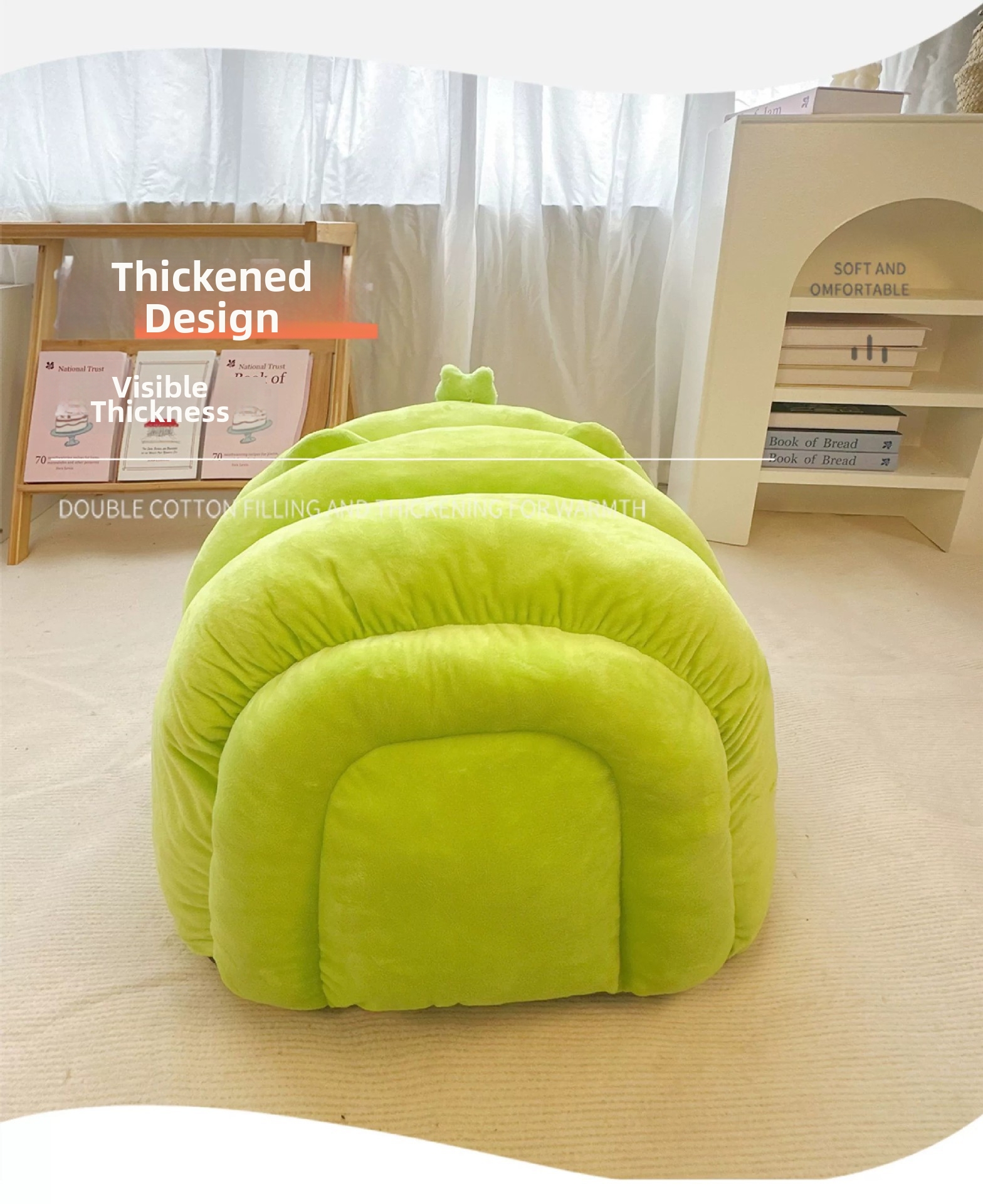Checkered Warm Enclosed Cat Bed And Pet Sleeping Bag For Small Dogs_voghion.com