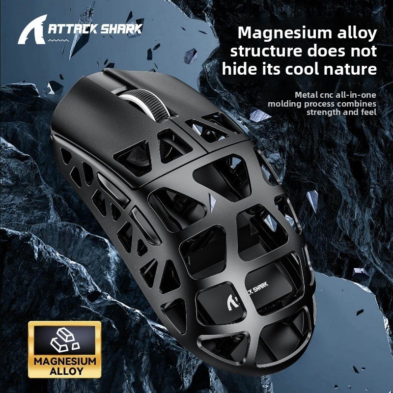 Mouse gaming wireless attack shark r3 in lega di magnesio_voghion.com