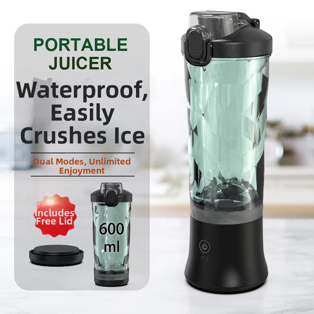 Portable Cordless Juicer Blender – 300W USB-C Rechargeable, 350ml Travel Cup, 3-Speed Smoothie Maker For Fruits & Veggies_voghion.com
