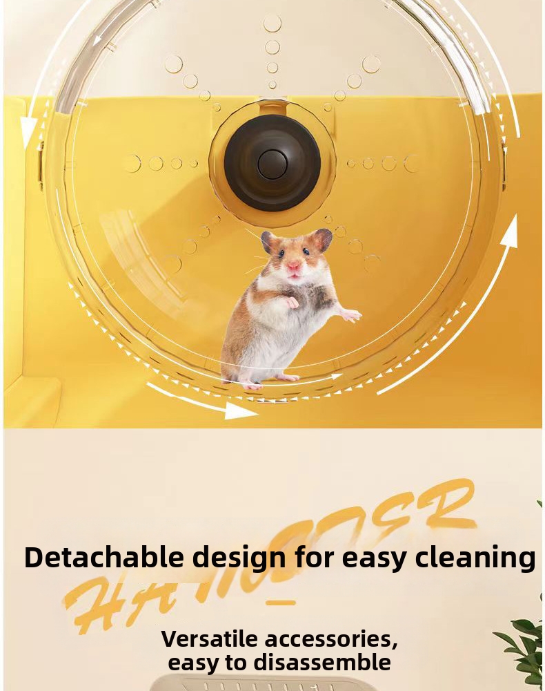 Luxury Acrylic Hamster Cage Large Habitat For Small Rodents_voghion.com