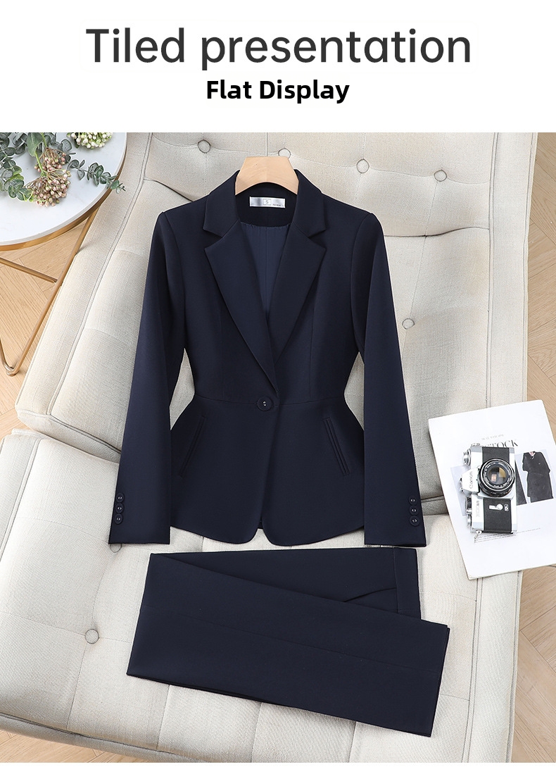 Women's Slim Fit Pant Suit For Professional Work And Formal Wear_voghion.com