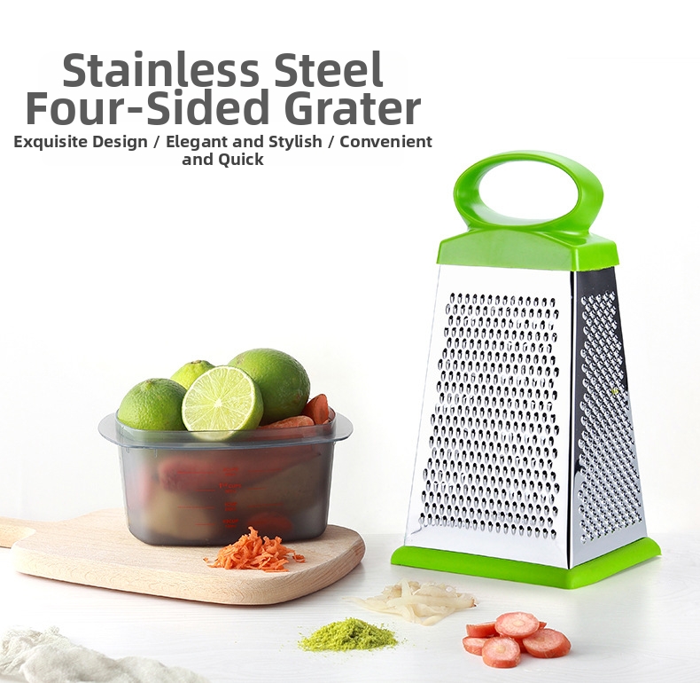 Groenterasp van rvs met vier zijden voor in de keuken_voghion.com