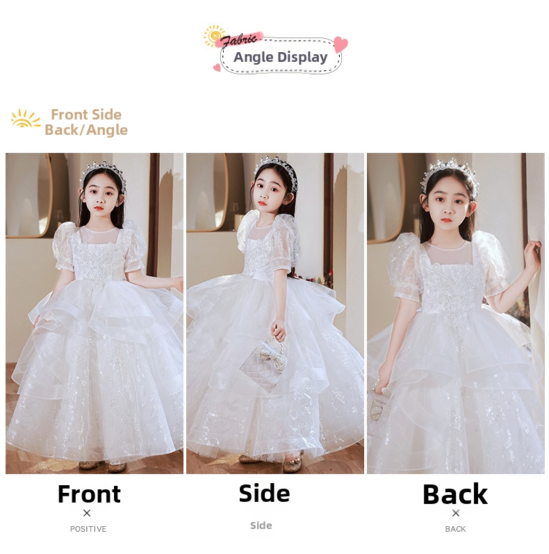 Robe de princesse pour fille élégante – robe de cérémonie chic_voghion.com
