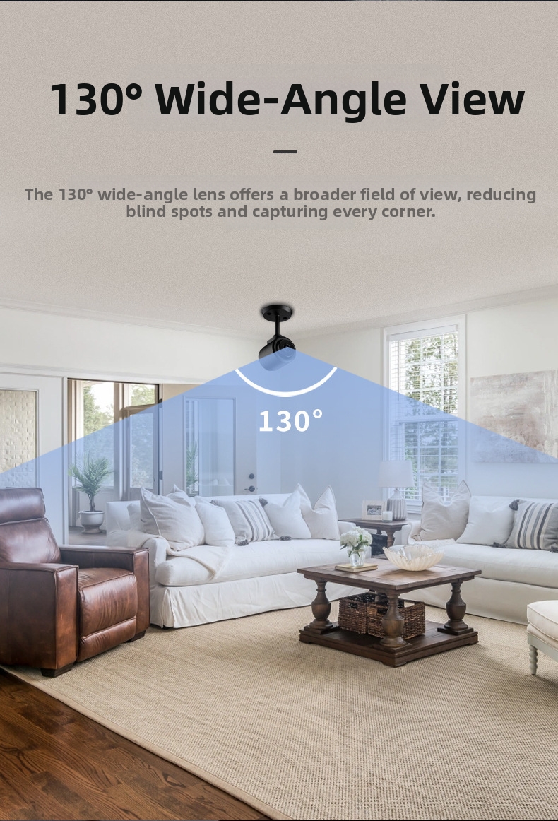 Smart Wifi Camera Hd Security Home Surveillance With Night Vision_voghion.com