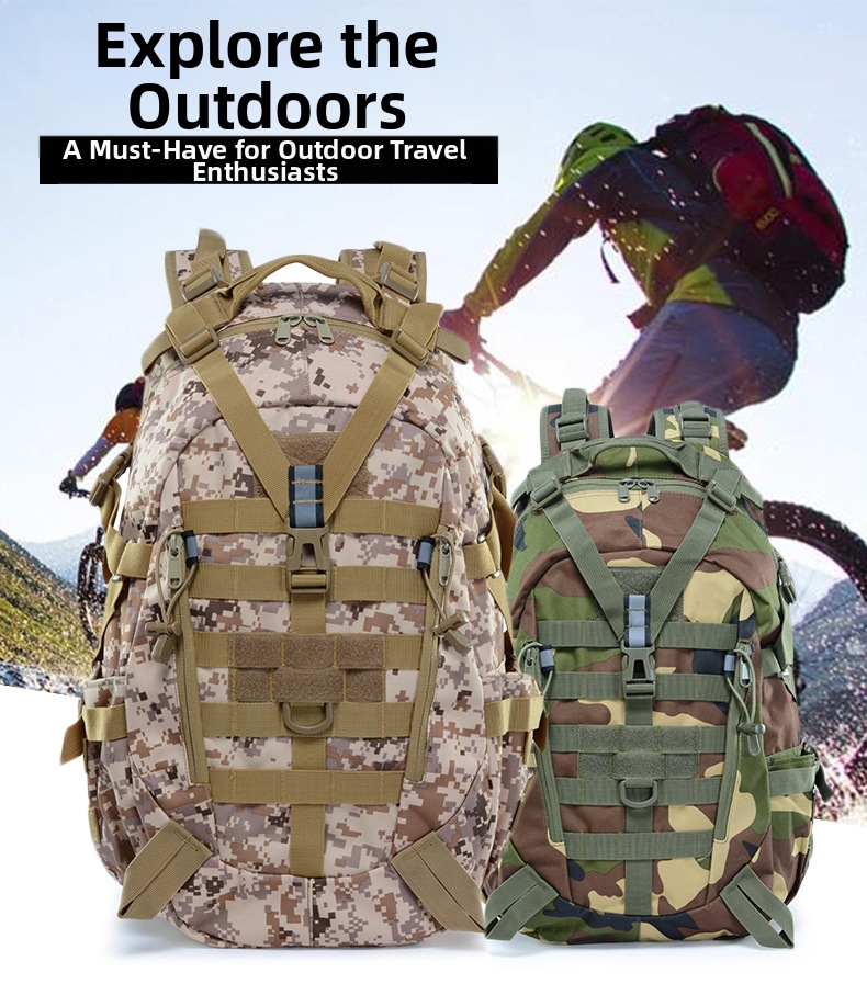 Tactical Military Backpack Large Capacity Men's Hiking Bag_voghion.com