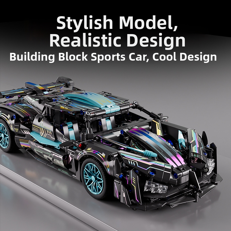 Voiture télécommandée compatible avec les jeux de construction Apollo EVO Cyber Lamb Starry Sky Gini 911_voghion.com