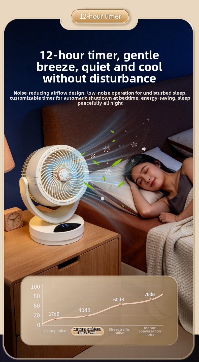Wiederaufladbarer USB-Tischventilator mit Kühlfunktion_voghion.com