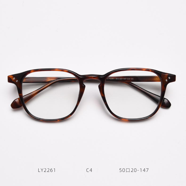 Unisex Retro Eyewear Frames Japanese Korean Style Artistic Look_voghion.com