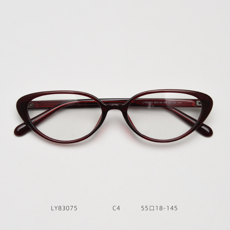 Retro Cat Eye Glasses Frames For Women Acetate Artistic Style_voghion.com