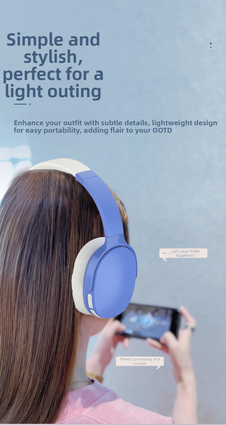 Écouteurs Bluetooth sans fil avec effets sonores multiples, longue autonomie, compatibles avec les vêtements et les téléphones portables, destinés à l'exportation_voghion.com