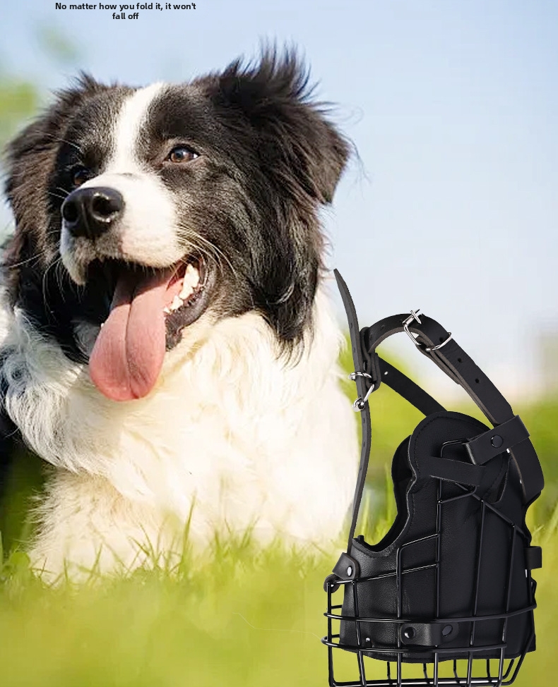 Dog Muzzle Training Supplies Anti Bite Pet Equipment For German Shepherd Muzzle Protector_voghion.com