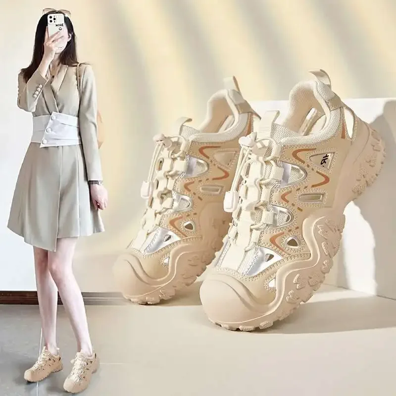 Sports sandals with butterfly, footwear, non-slip climbing shoes for hiking, trend of season