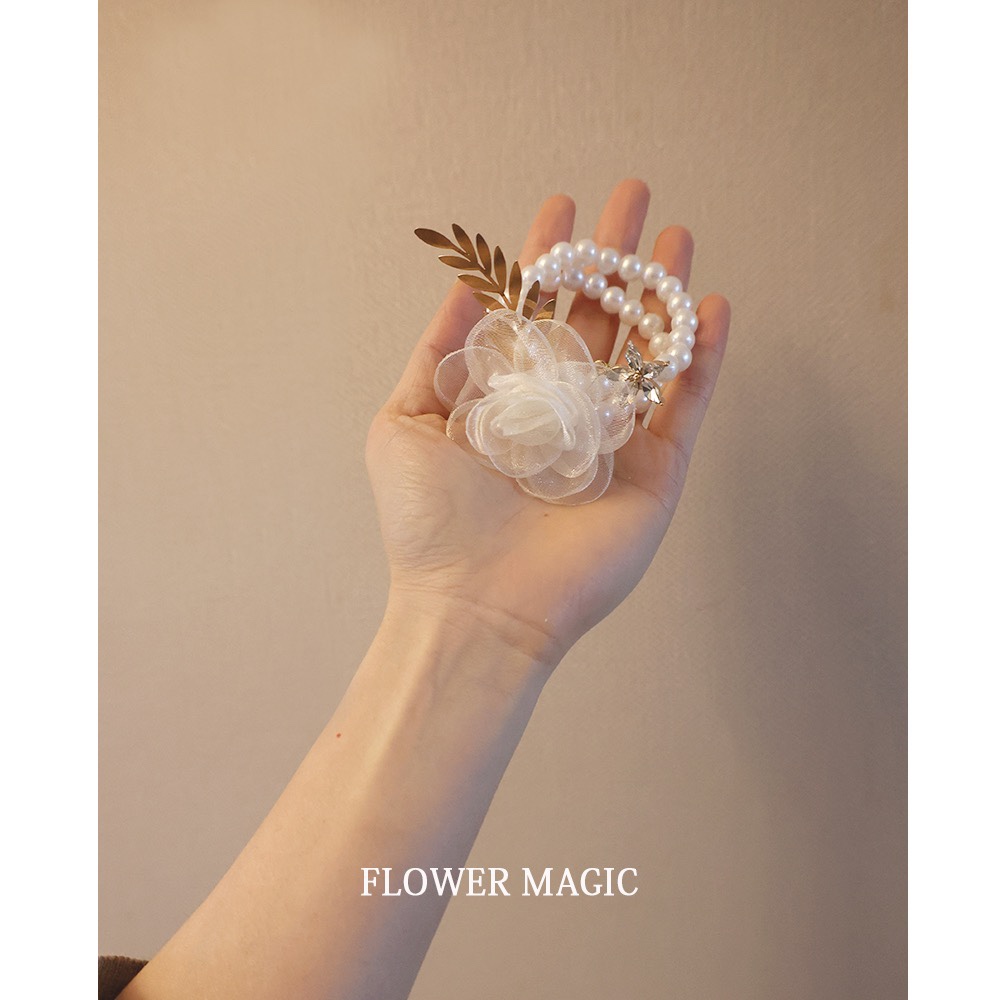 571m 컬러 진주 팔찌