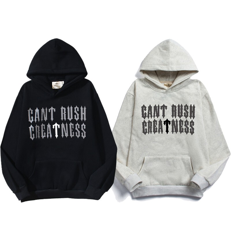 Trap Co-Branded Autumn and Winter Hooded Sweatshirt Loose Casual Hip-Hop Star Same Style Ukdripdrill Casual
