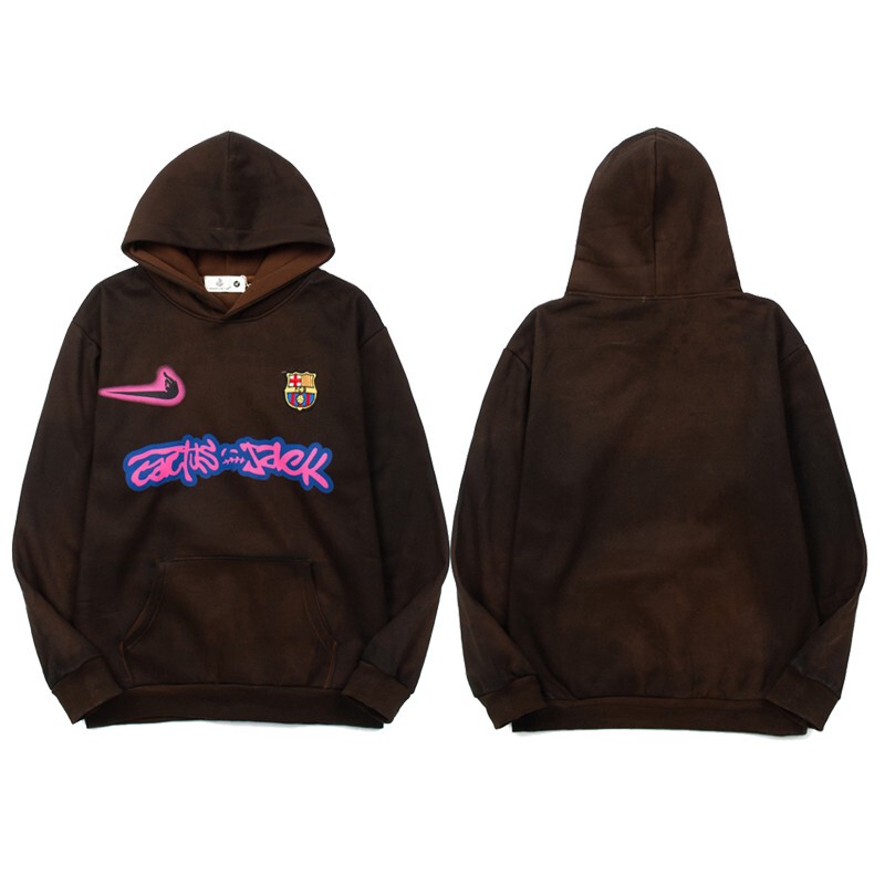 Travis Scott Utopia复古做旧泥染色ts恶搞联名青年男女美式卫衣|undefined