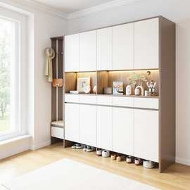 蜂窝铝鞋柜简约多功能储藏间厅柜家用玄关柜入户鞋柜一体收纳柜