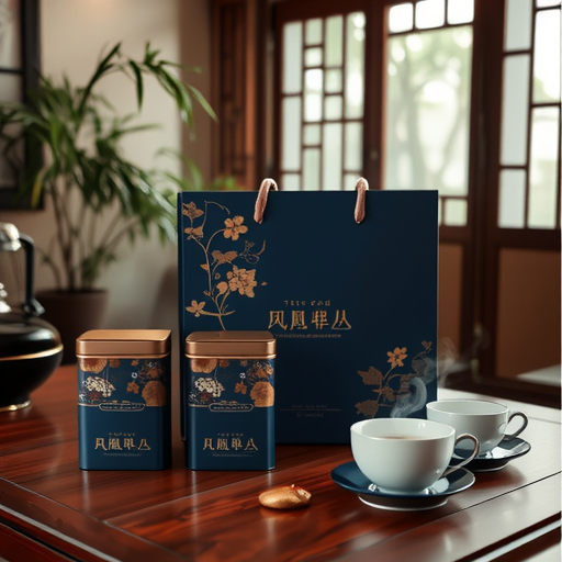 繁花系列四方铁罐半斤双罐一斤茶叶罐久福茶叶包装免费设计定 制