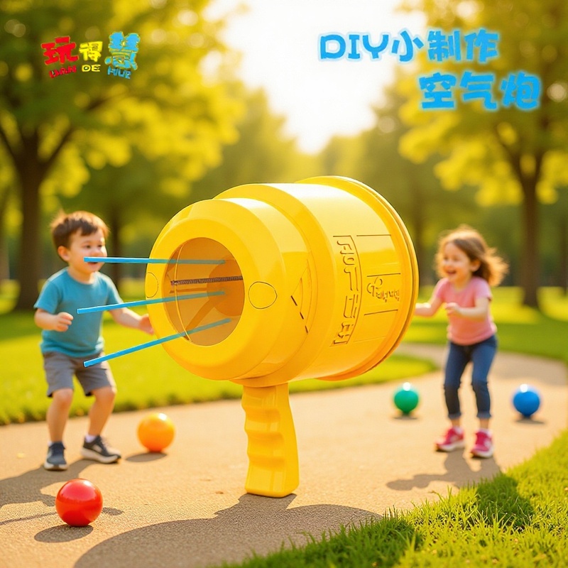 Play with Wisdom Air Cannon Children's Science Experiment Kit Model Toy Elementary School Students' Science and Technology Creation for Young Children Play with Wisdom Air Cannon Children's Science Experiment Kit Model Toy Elementary School Students' Science and Technology Creation for Young Children