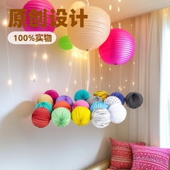 スイカの提灯 結婚式の部屋 結婚式の背景装飾 提灯 誕生日パーティーのシーンに合わせた紙の装飾