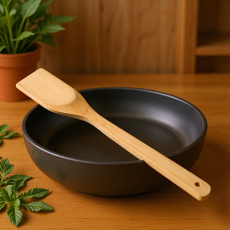 Bamboo Square Shovel Genuine Bamboo Spoon Bamboo Non-Stick Pot Bamboo Shovel Street Stall Supply Electric Pot Bamboo Rice Spoon Bamboo Spatula