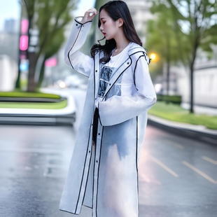 Raincoat Wholesale Cartoon Adult and Children Family of Three Cross-Border Bagged Eva Adult Raincoat Lightweight