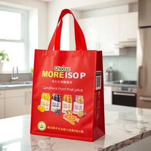 Factory Direct Sales of Non-Woven Handbags, Catering Food Grade Advertising Packaging, Customized Takeout