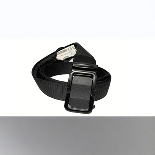 Men's Belt Automatic Buckle Canvas Belt Classic All-match Jeans Belt Outdoor Casual Denim Cautions Pants Belt