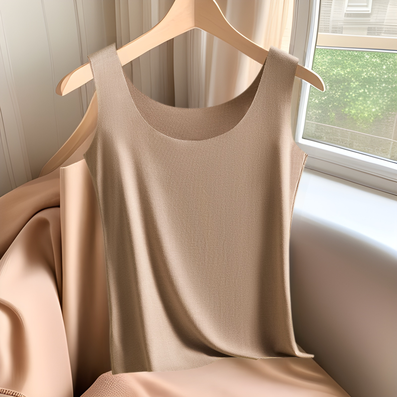 New Modal Vest Sling Women's Thin Inner Sleeveless T-shirt Knitted Sports Seamless plus size Base Shirt for Women