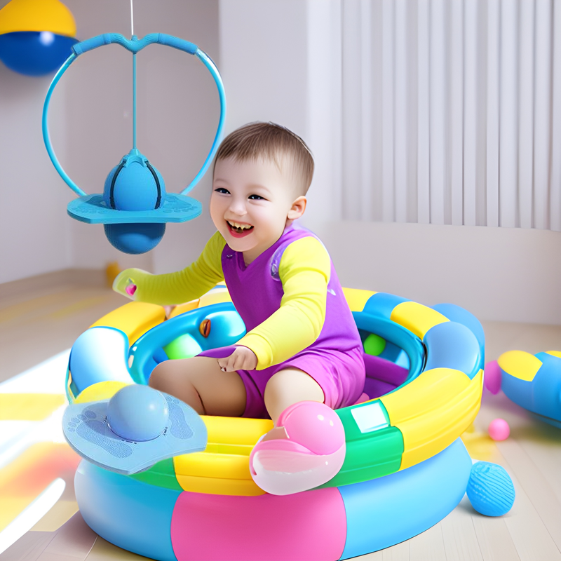 Children's jumping ball balance fitness toys bouncing elastic bouncing fitness ball sports kindergarten children's toys