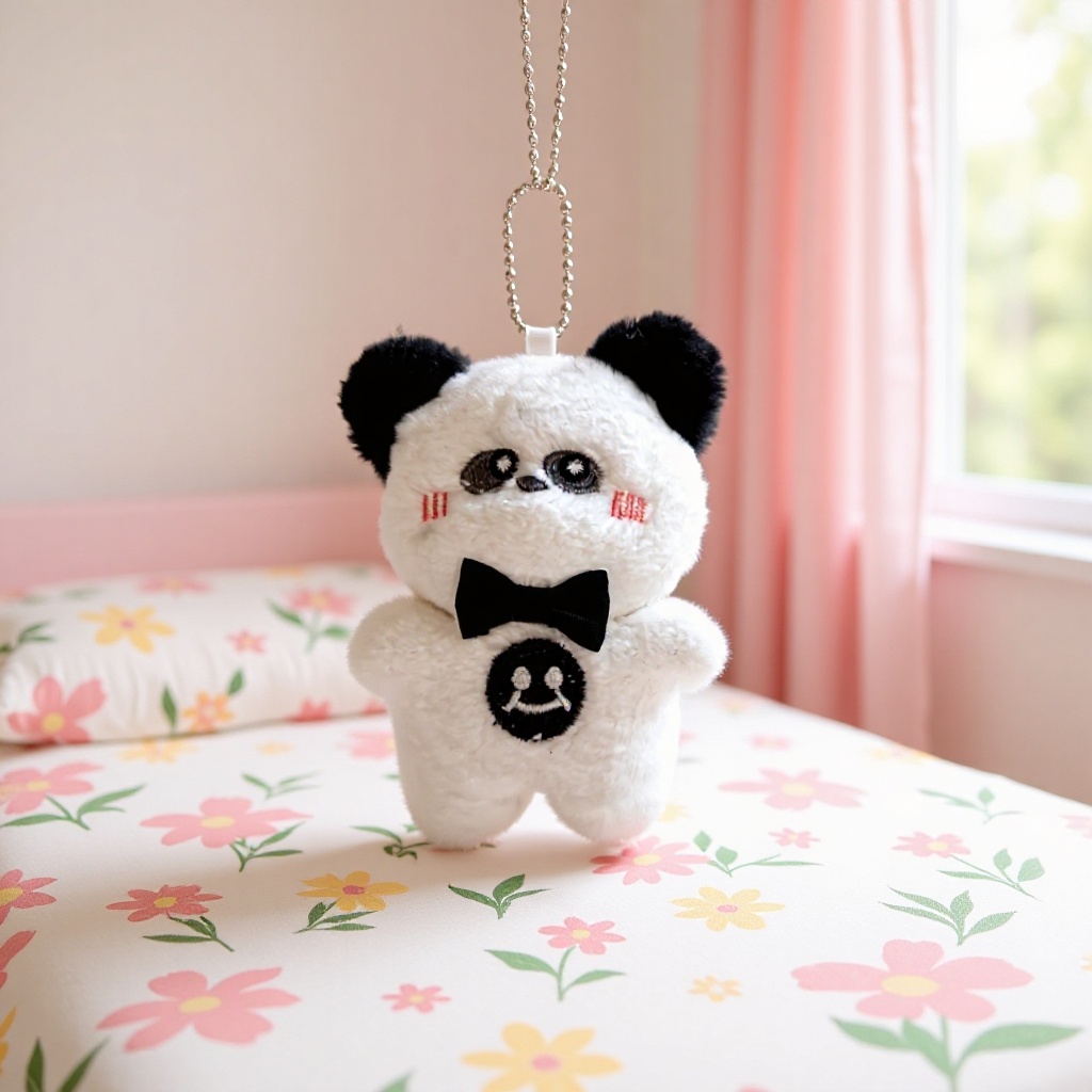 Cute Plush Doll Keychain Stuffed Pig Panda Cartoon Doll Keychain Bear Pendant Pig Accessories Wholesale