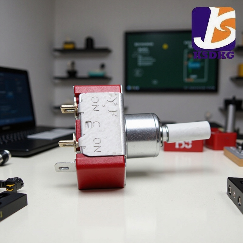 直供 钮子开关三脚 两档 三脚立式直插  摇头开关 摇臂开