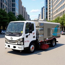 高速公路 洗扫车 东风小多利卡5吨 真空式吸尘车 蓝牌公路扫路车