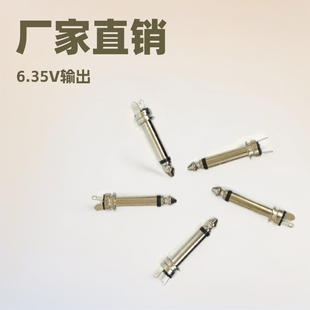 6.35 Plug Mono Welding Type, 6.5 Two-Core Microphone Injection Molding Audio Dynamic Microphone