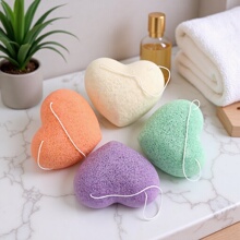 新款魔芋洗脸扑粉扑魔芋洗脸清洁美妆蛋卸妆洁面手套可批发