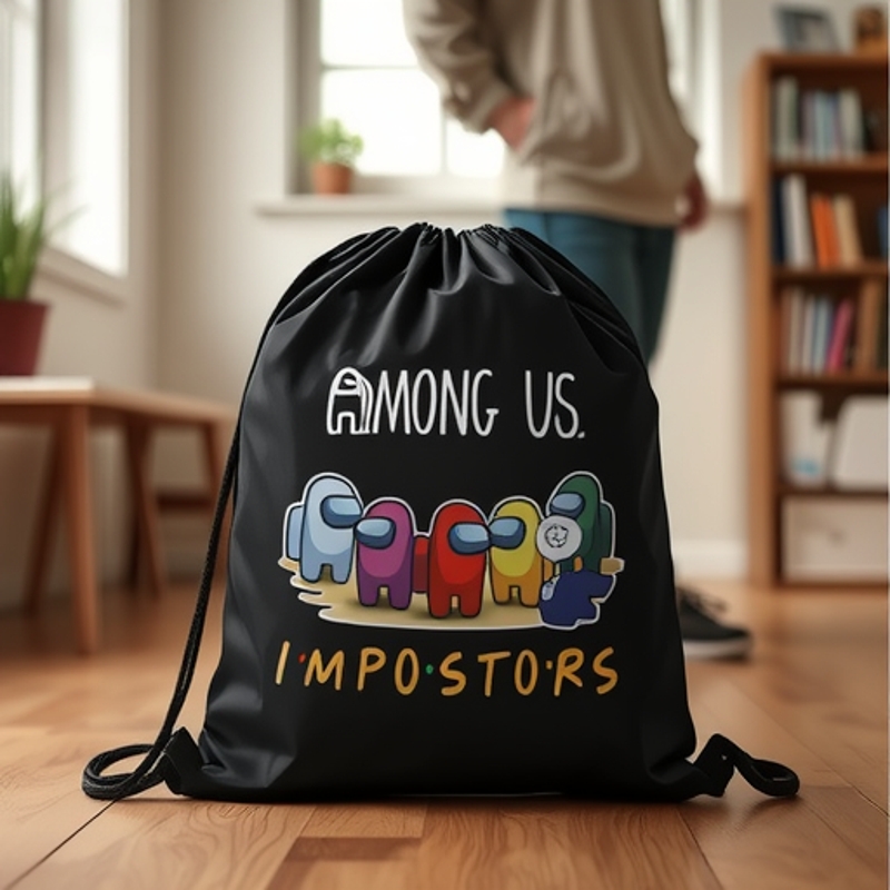 涤纶防水束口袋定制服装运动器材收纳袋背包袋牛津布抽绳袋LOGO