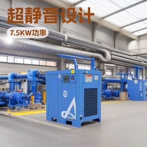 Vintli hava kompressoru, zavod qiyməti, daimi maqnitli, dəyişən tezlikli 7.5Kw-22Kw, səssiz