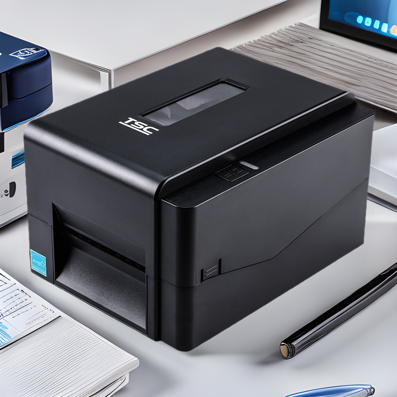 TSC TE244PRO label printer carbon tape barcode printer adhesive thermal silver copper plate water washing label