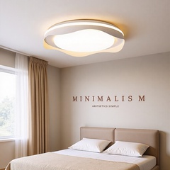 目の保護寝室ランプ 2025 新しい LED シーリングランプモダンなシンプルなクリームスタイルルームランプ中山ホームデコレーション照明