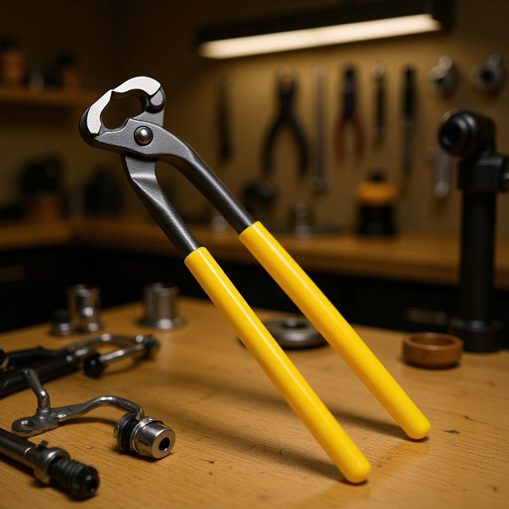 厂家供应铁钳子 泰式胡桃钳 沾塑柄10寸胡桃钳 8寸扎线钳手动工具