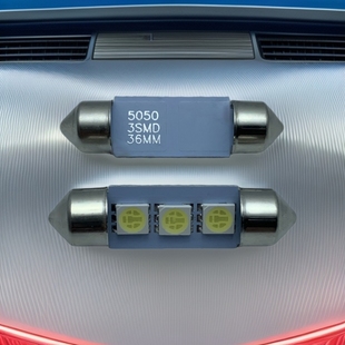 Car led tail light 5050 3SMD 36MM car light width light double tip reading light decoding license plate light