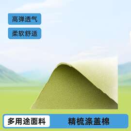 精梳涤盖棉健康布针织面料320g秋冬卫衣纯棉布料儿童园服校服面料