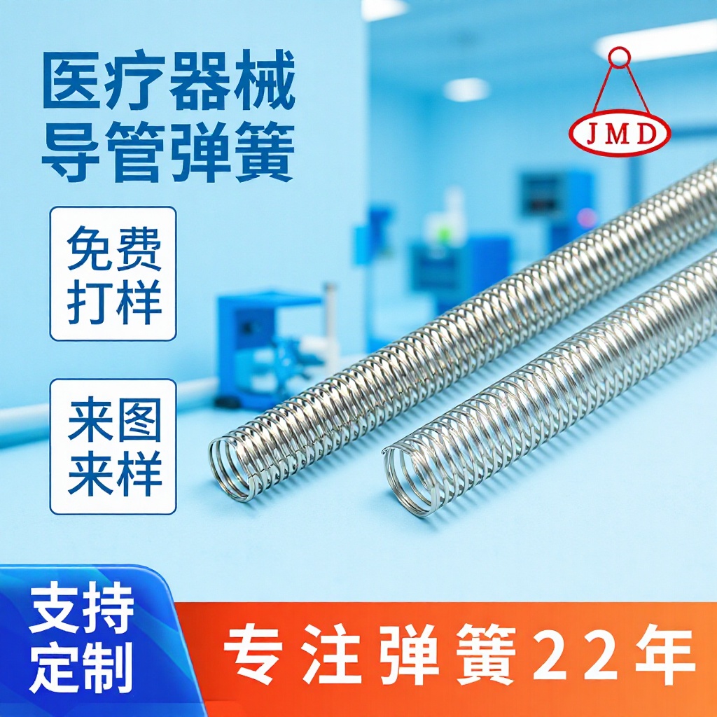 非标定制316不锈钢高弹力医疗器械导管弹簧钢丝卡簧精密高弹性