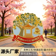 胸章烤漆仿珐琅定 制人物徽章金属烤漆粉丝闪粉徽章国潮伴手礼牌