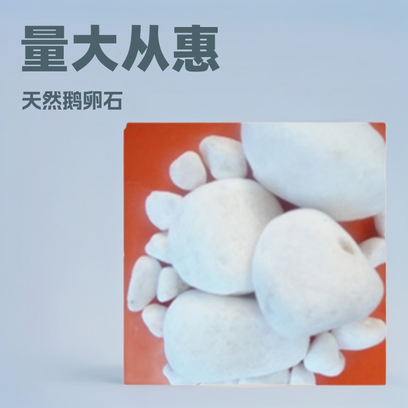 辰源矿产供应鹅卵石机制白鹅卵石园艺鱼缸造景用鹅卵石 量大从惠
