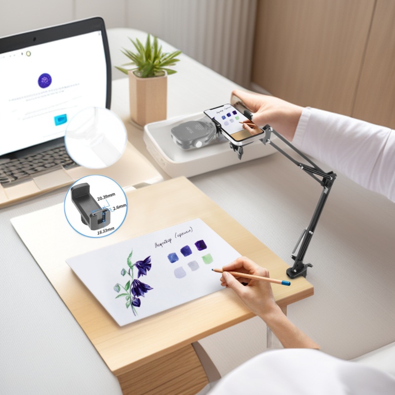 Lazy Live Multifunctional Stand Fill Light Overhead Shooting Phone Tablet Nb35 Cantilever Beauty Photography Learning Stand