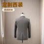 新款条纹男士定制西服