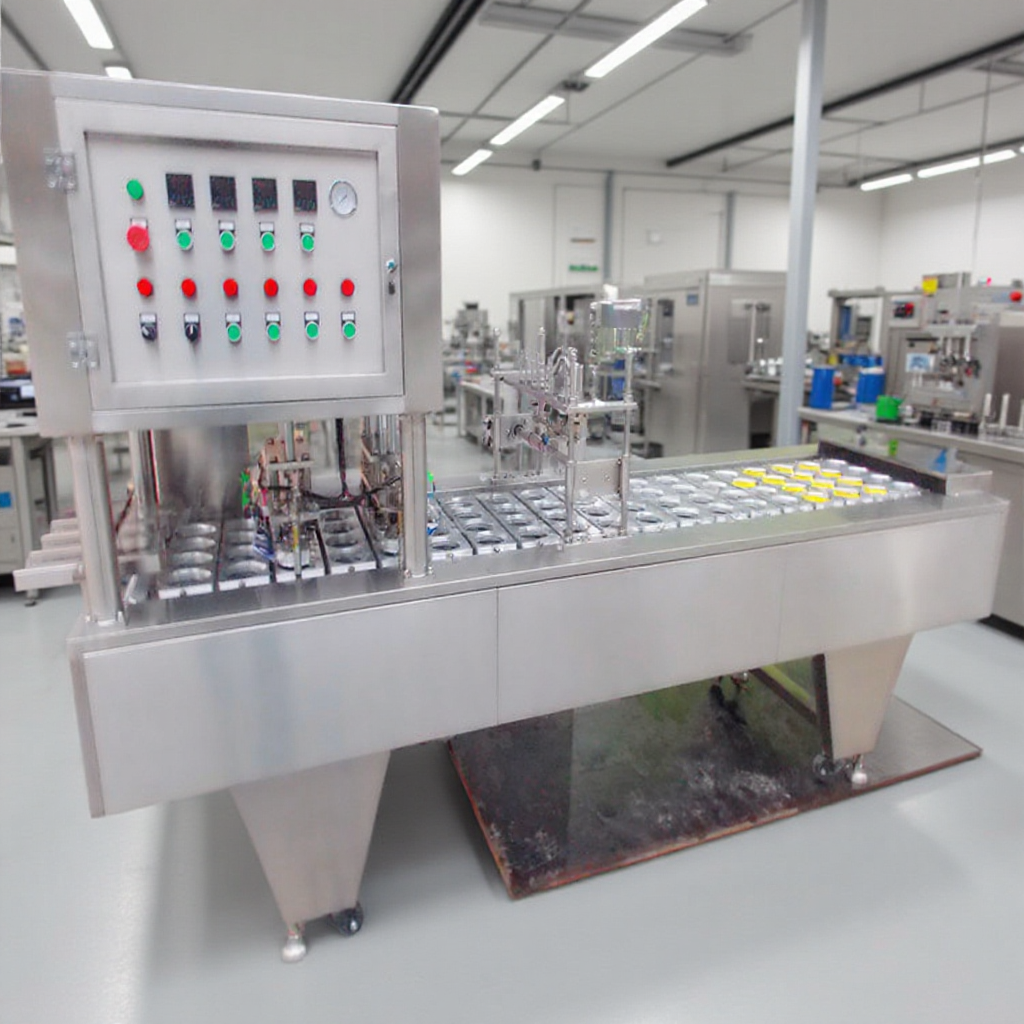 杯装奶茶封口机 福建新款塑料杯全自动灌装封口机 铝箔片膜封口机